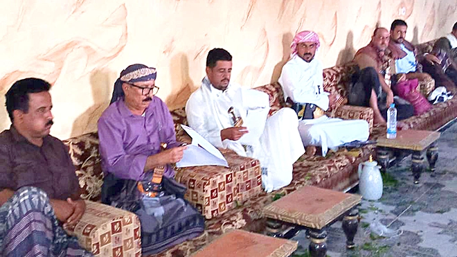 بتكلفة 216 مليون ريال.. مواطنو بيحان يعتزمون إنشاء الجسر يربط ضفتي الوادي