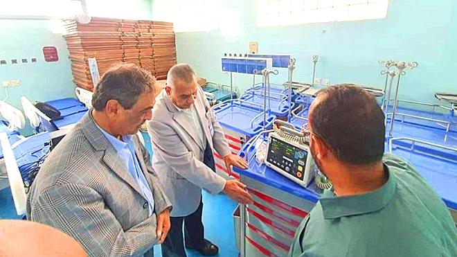 ​مستشفى شبوة العام يتسلم دعماً طبياً من مؤسسة خليفة
