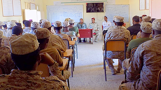 ​محاضرة صحية لمنتسبي لواء الريان
