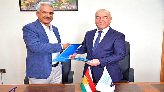 اتفاقية تعاون بين جامعة خليج عدن والجامعة اللبنانية الفرنسية في كردستان