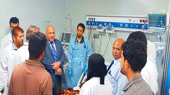 افتتاح قسم العناية المركزة بمستشفى الصداقة بعدن