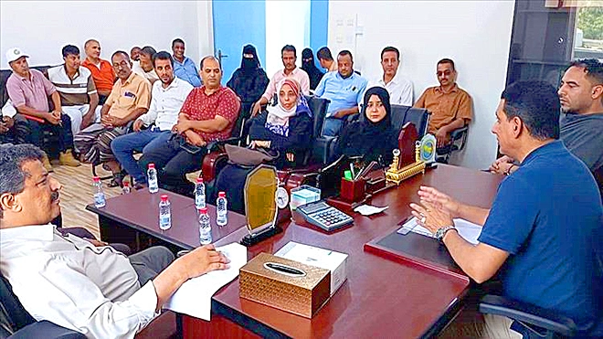 صحة عدن تقود تحركًا لمكافحة الحميات