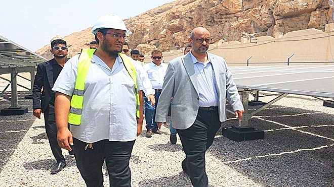 تدشين المرحلة الثانية من مشروع مركز إنزال خلف في المكلا