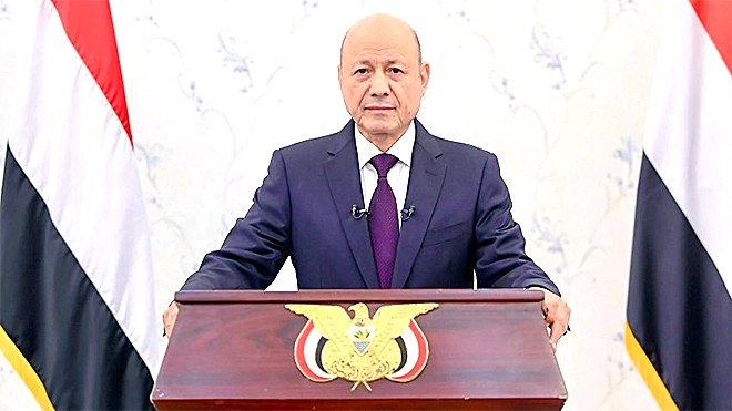 العليمي: الدولة ملتزمة بتقديم حياة المدنيين ومصالحهم على الاستعراض الزائف بالقوة