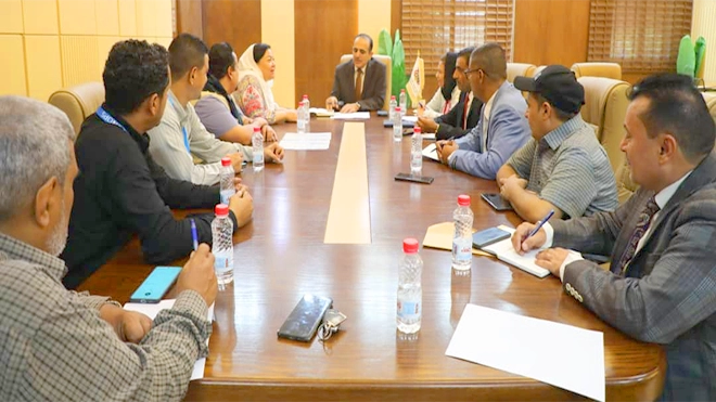 وزير الصحة يبحث مساهمات اليونبس والصحة العالمية