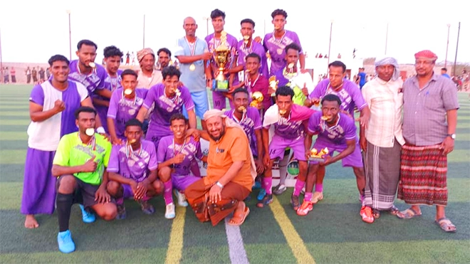 الريان بقصيعر يتوج بطلًا لبطولة ملاعب الجوهرة المعشبة