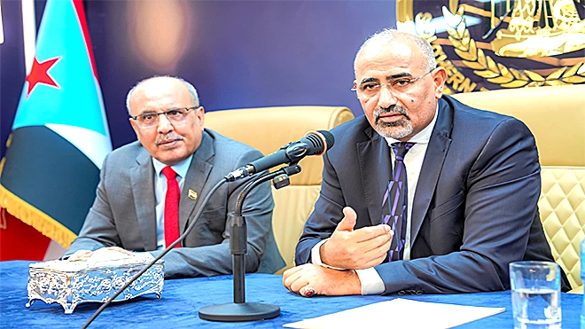 ما لم يقله الزبيدي عن معاناة شعب الجنوب وقيود الشراكة السياسية