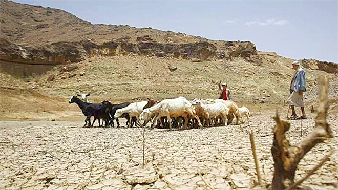 ​تقلبات المناخ وتراجع التمويل ينذران بمفاقمة الأوضاع المعيشية لليمنيين