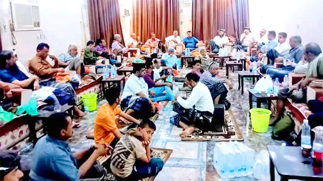 ​السلطة المحلية بردفان تجمع القيادات لدعم التعليم