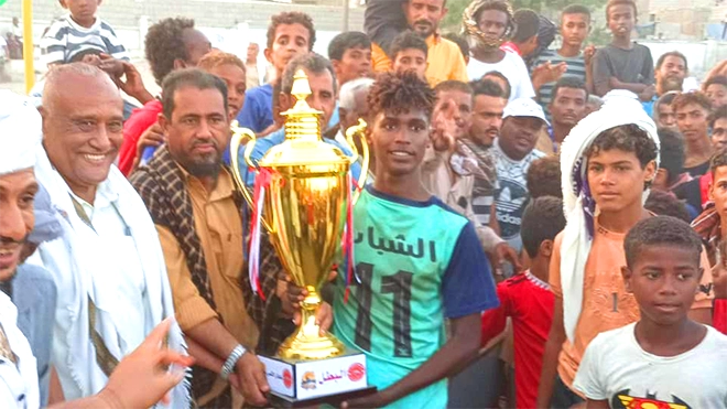 منتخب الكود يتوج بطلا لبطولة طوفان الأقصى بأبين