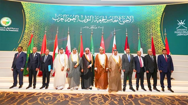 النائب العام يشارك في الاجتماع العربي للنواب العموم في عمان