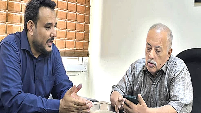 ​نقيب الصحفيين الجنوبيين ورئيس منظمة مكافحة الفساد يبحثان الاستدعاءات القضائية