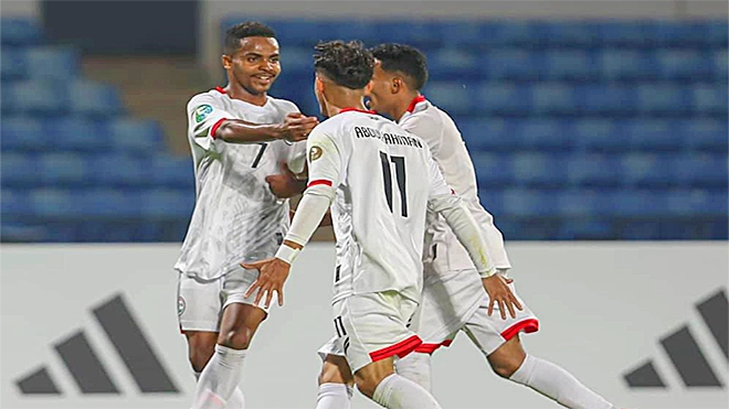 ​بفوزه على عمان بهدفين.. الأحمر الشاب يصنع المجد ويتأهل لنهائي كأس الخليج