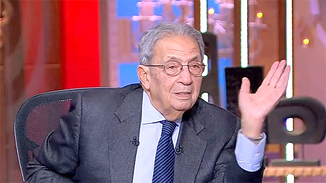 الأمين العام الأسبق لجامعة الدول العربية عمرو موسى
