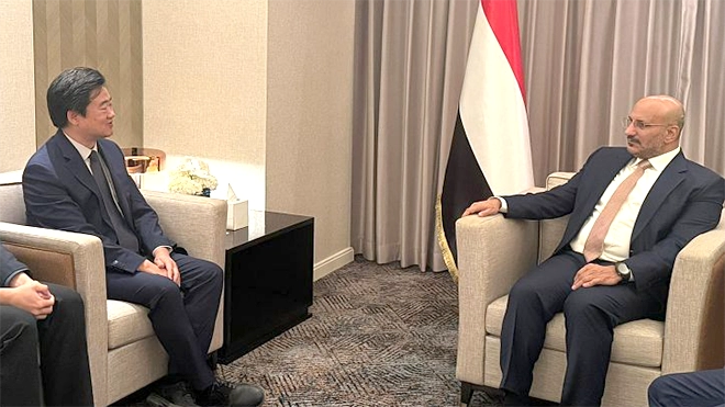طارق صالح للسفير الصيني: فرص الاستثمار مفتوح أمام الشركات الصينية في مجالات الطاقة والخدمات