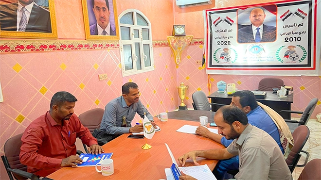 اجتماع نادي سبأ حريب مع نادي طليعة شبوة