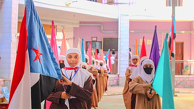 فعالية أكتوبرية بمجمع خديجة التربوي بعدن