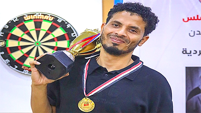 اللاعب بهاء أحمد سعيد حقق المركز الأول