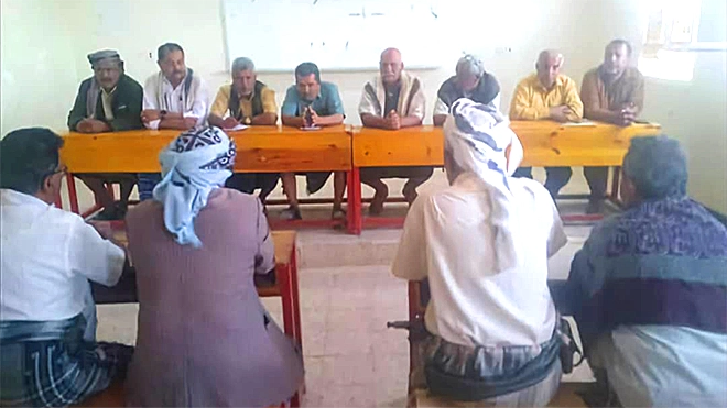 لقاء يناقش عرقلة مشروعي مياه لودر والطاقة الشمسية