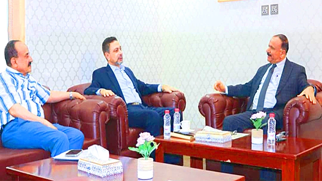​وزير النقل يلتقي نائب رئيس مجلس الشورى