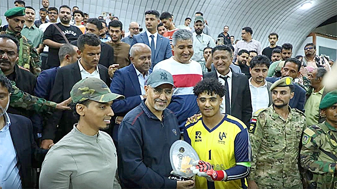 سالم الهارش أفضل حارس مرمى في البطولة