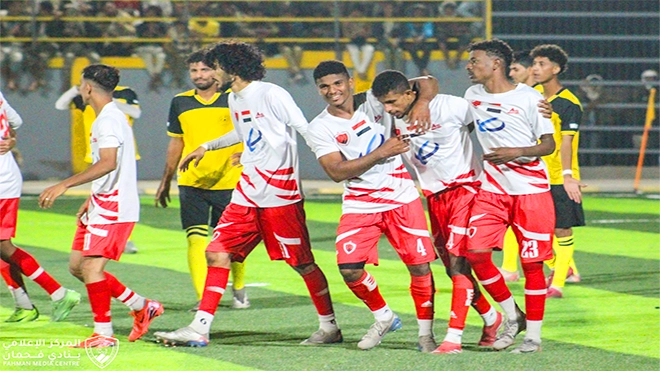 فحمان يهزم عرفان في مباراة افتتاح ملعب "الناصر" بحلته الجديدة