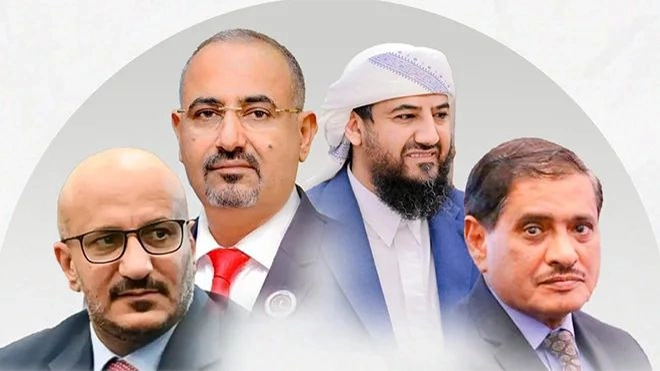أعضاء مجلس القيادة الرئاسي المعارضون لقرارات رئيس مجلس القيادة الرئاسي، التي لم تحظَ بالإجماع