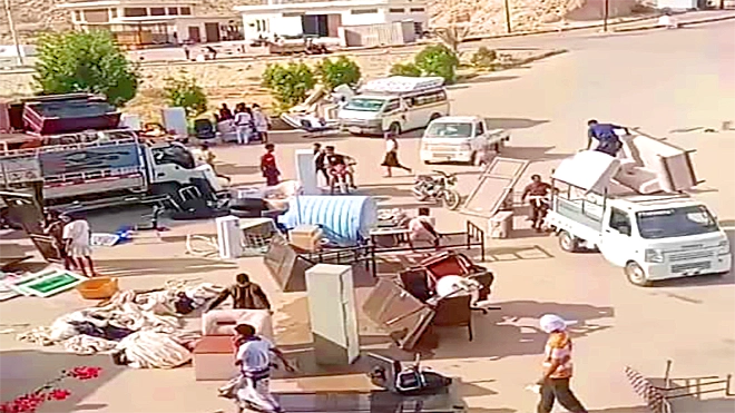 أهالي حضرموت يستنكرون عمليات سلب طالت مبانٍ حكومية