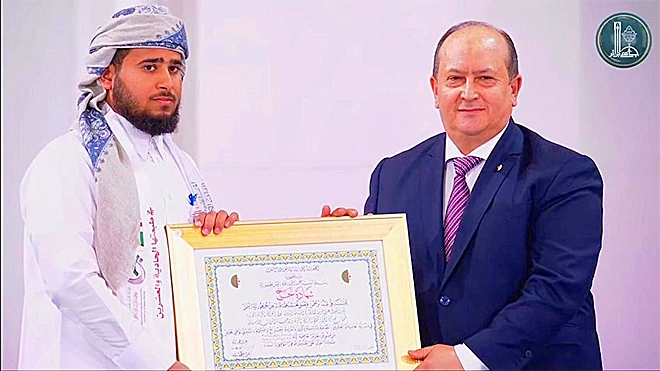 اليمن يحصد المركز الأول في مسابقة الجزائر الدولية لحفظ القرآن الكريم