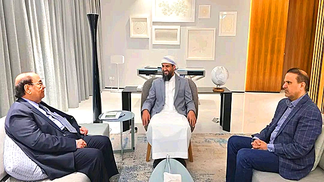 ​المحرّمي يبحث مع العطاس تحضيرات مؤتمر الحوار الجنوبي الجنوبي