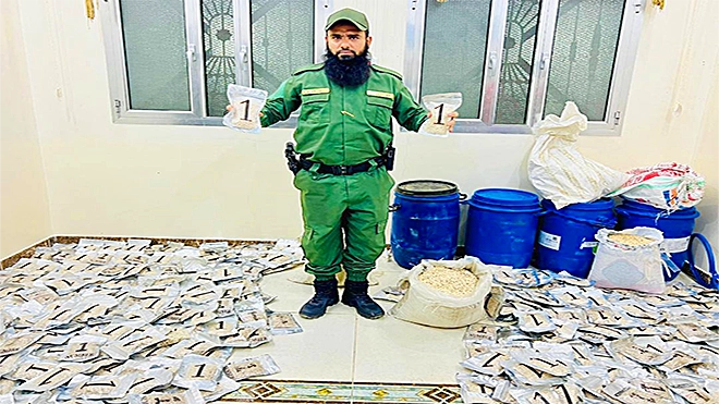 المقدم مياس يشيد بجهود الحملة الأمنية المشتركة بضبط مليون قرص كبتاجون