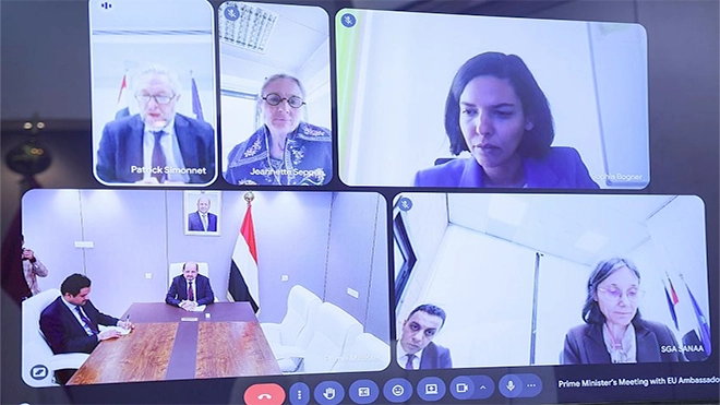 ​رئيس الوزراء يدعو الاتحاد الأوروبي دعم جهود الحكومة في هذه الظروف الاستثنائية