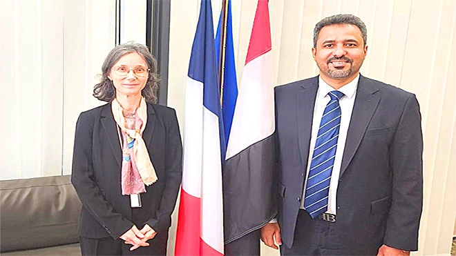 محافظ لحج يناقش مع السفيرة الفرنسية تحسين مستوى الخدمات والبنية التحتية