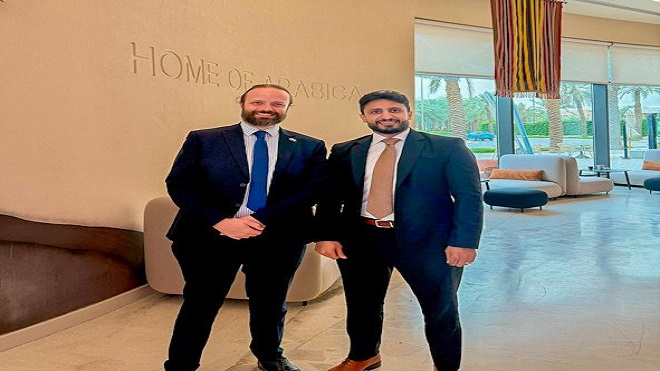 مؤسسة يافع الأمريكية تناقش مع مسؤول بريطاني المستجدات الجنوبية