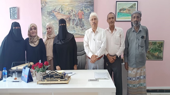 المشجري وكتبي يناقشان التنسيق المشترك بين مكتبي الثقافة والسياحة في العاصمة عدن