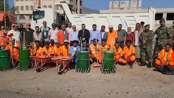 إطلاق حملة لرفع الأتربة والمخلفات المتراكمة بشوارع البريقة