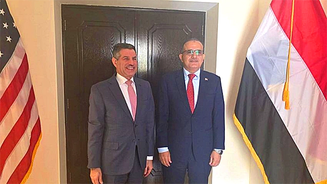 ​وزير الصحة يبحث مع السفير الأمريكي تعزيز الدعم في القطاع الصحي