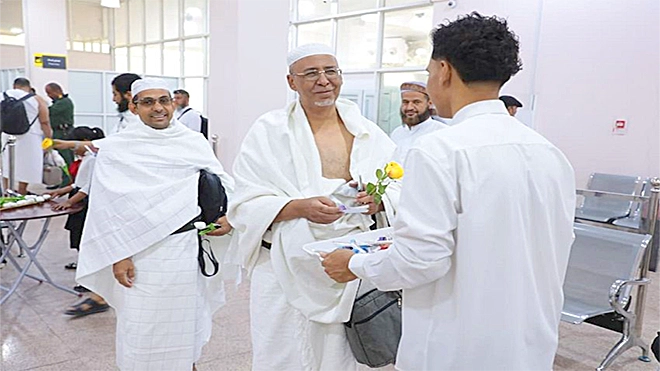 ​تدشين أولى رحلات تفويج الحجاج من مطار سيئون الدولي إلى جدة