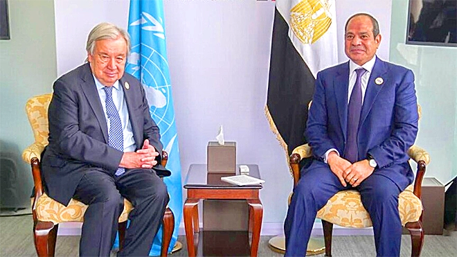 مساع مصرية لاستعادة الأمن والاستقرار الإقليميين بالتنسيق مع أطراف دولية