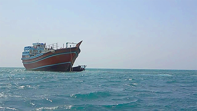 نقلتهم قوارب تهريب من القرن الإفريقي.. ضباط إيرانيون قرب باب المندب
