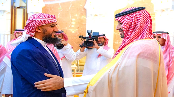  القائد المحرّمي يشارك في حفل الاستقبال السنوي لولي العهد السعودي في قصر منى