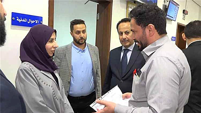 الزوبة خلال زيارتها سفارة اليمن لدى المملكة العربية السعودية