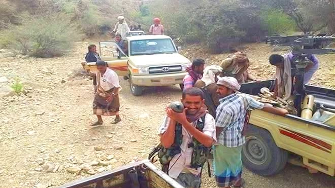 الفريق الصبيحي يزور الخطوط الأمامية لجبهة الأغبرة بالصبيحة