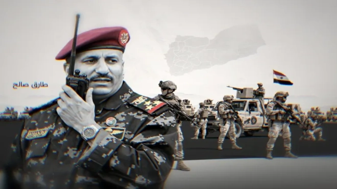 طارق صالح يقود قوات المقاومة الوطنية، أحد التشكيلات الحاضرة في الساحل الغربي