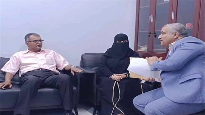 ​وكيل عدن يُناقش القضايا الخدمية في مديرية المعلا