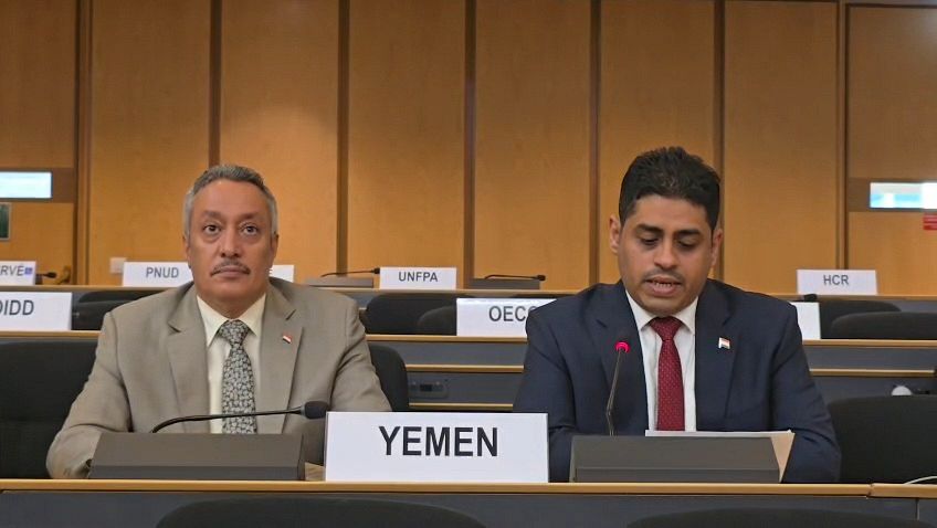 خلال دورة مجلس حقوق الإنسان بجنيف الوزير مشدل يستعرض الانتهاكات الحوثية على المدنيين باليمن