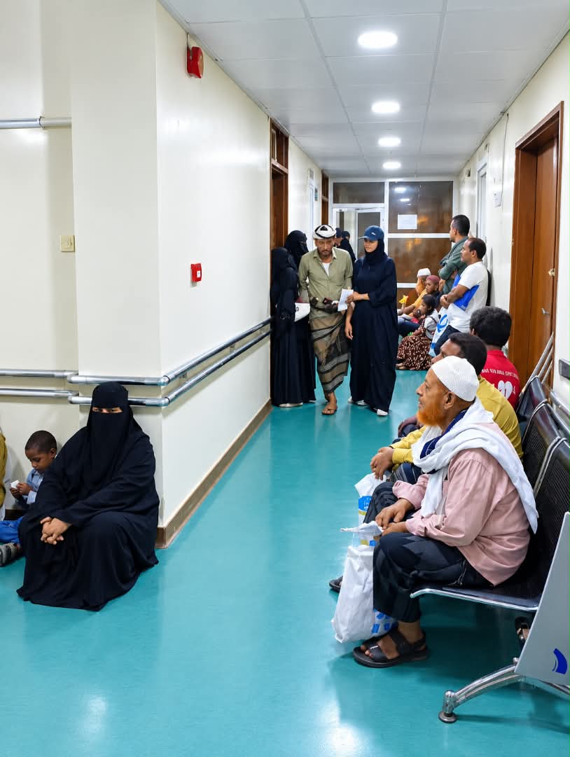 صالة الانتظار بدائرة الاشعة التشخيصية