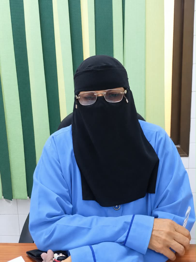 صباح منصر دوبلة رئيس الحوادث والطوارئ للشؤون التمريضية بالمستشفى
